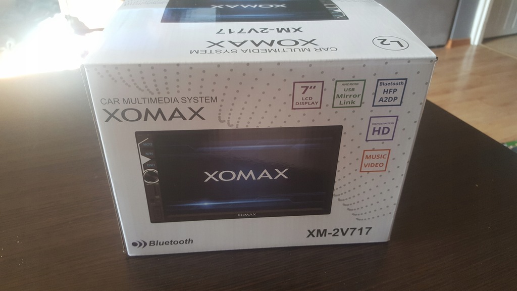 NOWE RADIO XOMAX XM-2V717 BLUETOOTH 7 CALI VIDEO