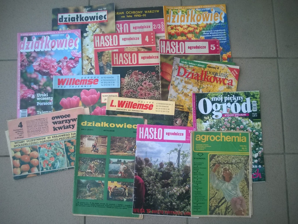 Stare czasopisma ogrodnicze, działkowiec