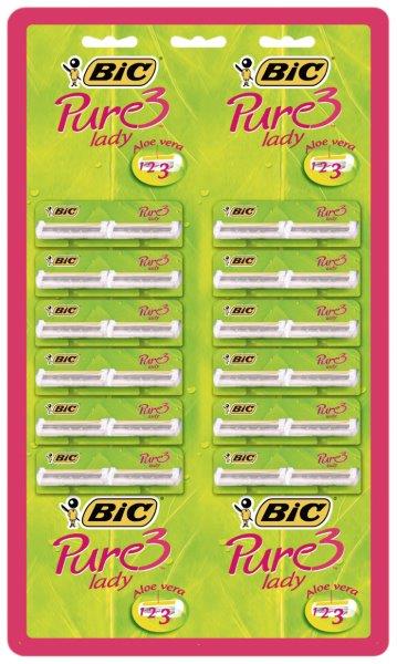 BIC MSZYNKA DO GOLENIA PURE 3 LADY 24 SZTUKI