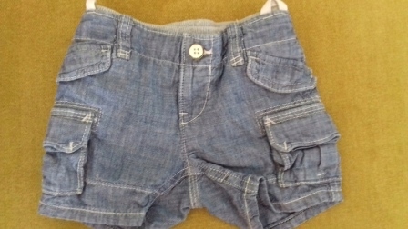GAP chłopięce spodenki szorty jeansowe 6-12 m. 74