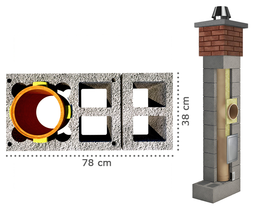 Komin 7m fi 200 Systemowy fi 180 system kominowy