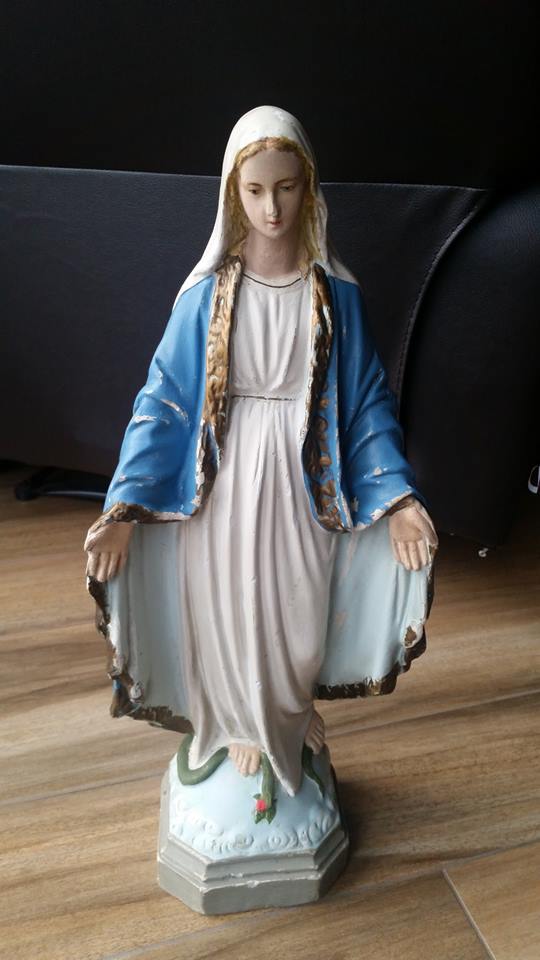 figura gips antyk MATKA BOSKA Maryja 