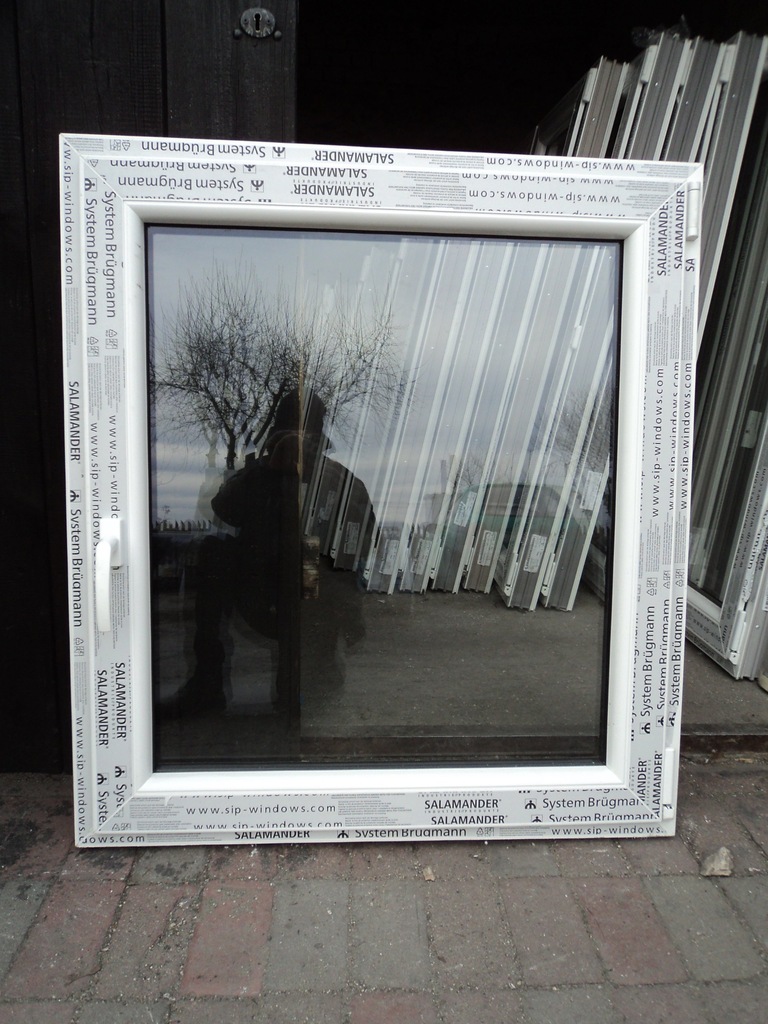 OKNA PCV NOWE sz90x100w BRUGMANN SALAMANDER 73mm