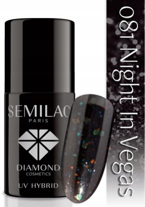 SEMILAC LAKIER HYBRYDOWY 081 NIGHT IN VEGAS 7ml
