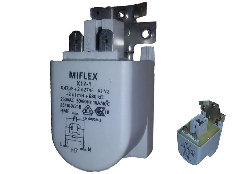 KONDENSATOR FILTR PRZECIWZAKŁÓCENIOWY MIFLEX X17-1