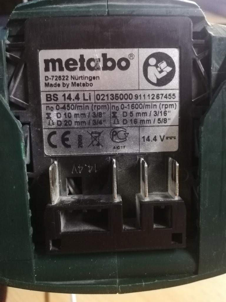 Metabo d 72622 аккумулятор