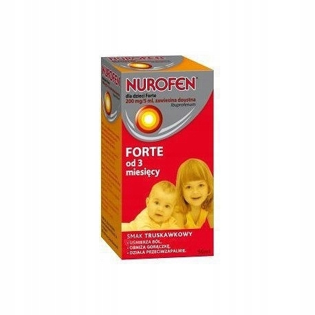 Nurofen dla dzieci Forte zawiesina doustna, 50ml