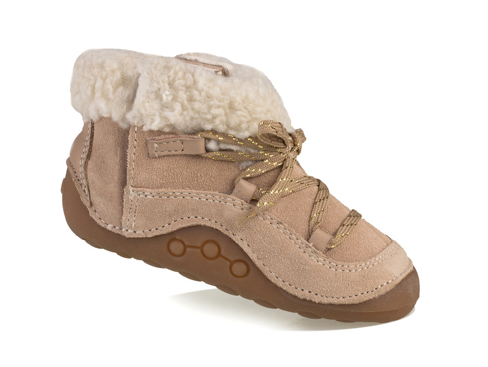 Buty dla bobasa zimowe niemowlę ciepłe CLARKS 21