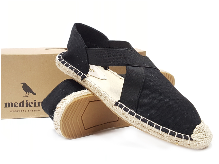 MEDICINE espadryle damskie czarne 2017 sandały 39