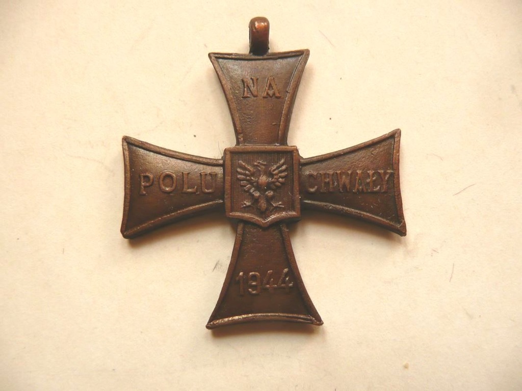 Krzyż Walecznych 1944 z numeracją