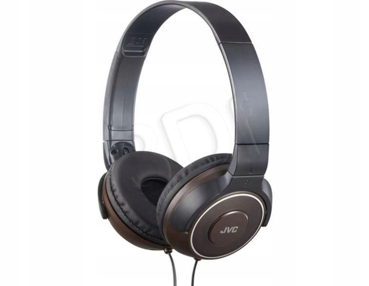 Słuchawki JVC HA-S220-T-E nauszne czarno-brązowe