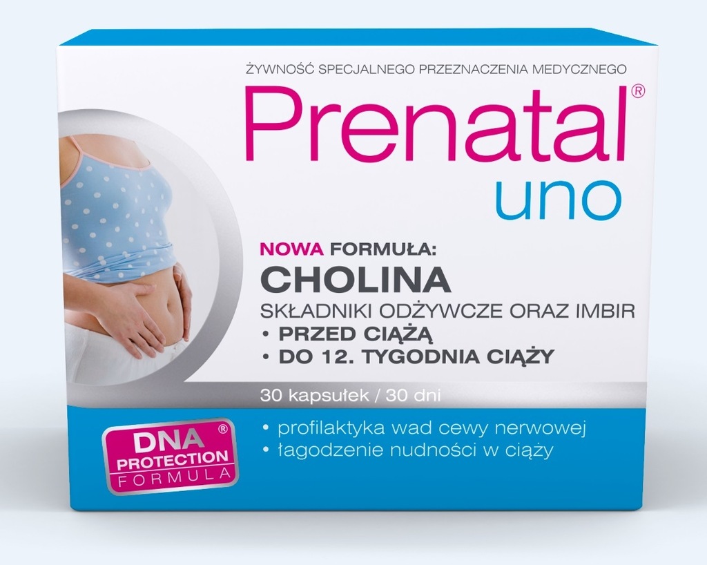 PRENATAL UNO 30 kaps. PLANOWANIE CIĄŻY WITAMINY