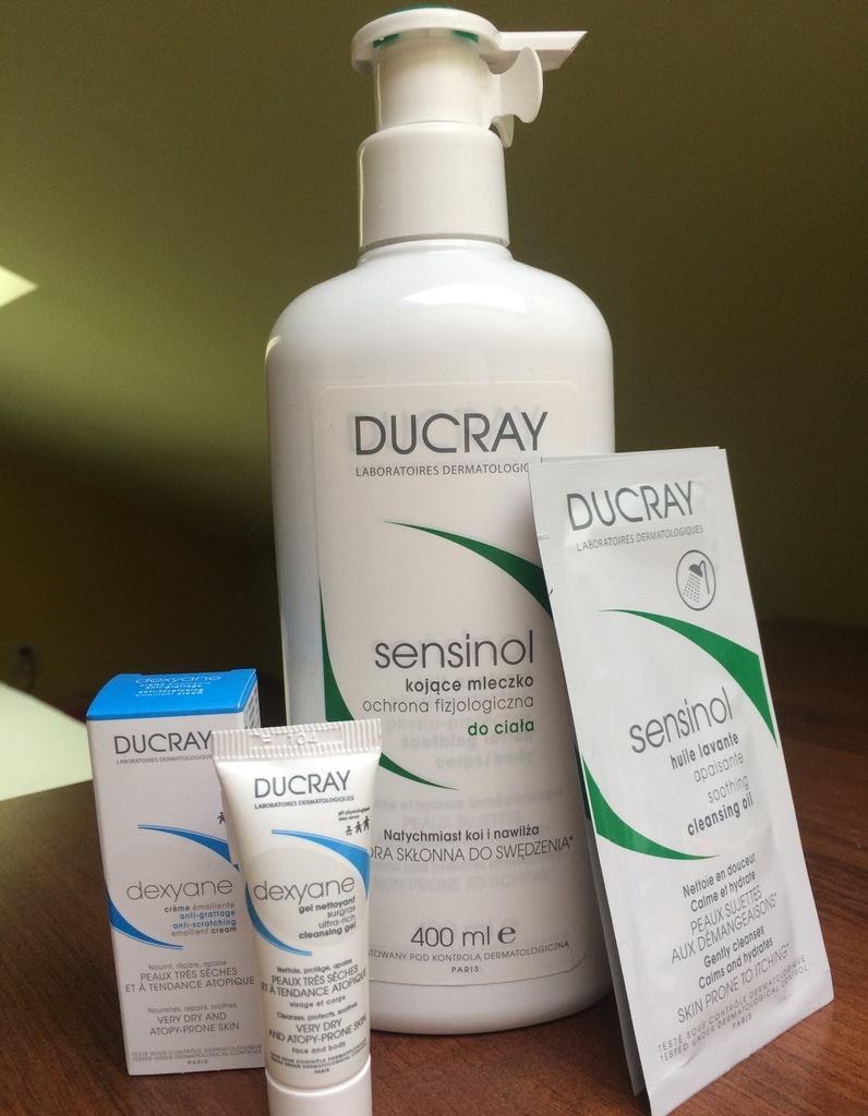 DUCRAY SENSINOL Mleczko kojące 400ml + PREZENT!
