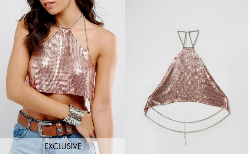 220A01282 LIARS&LOVERS METALOWY TOP