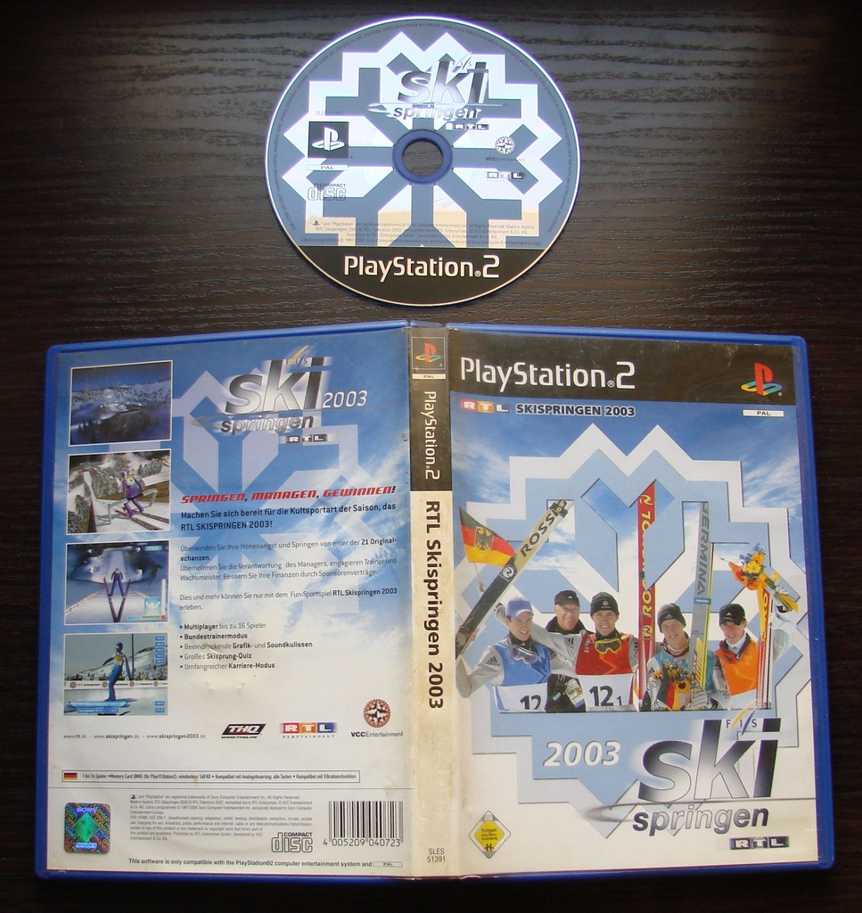 RTL SKISPRINGEN 2003 SKOKI NARCIARSKIE - SONY PS2