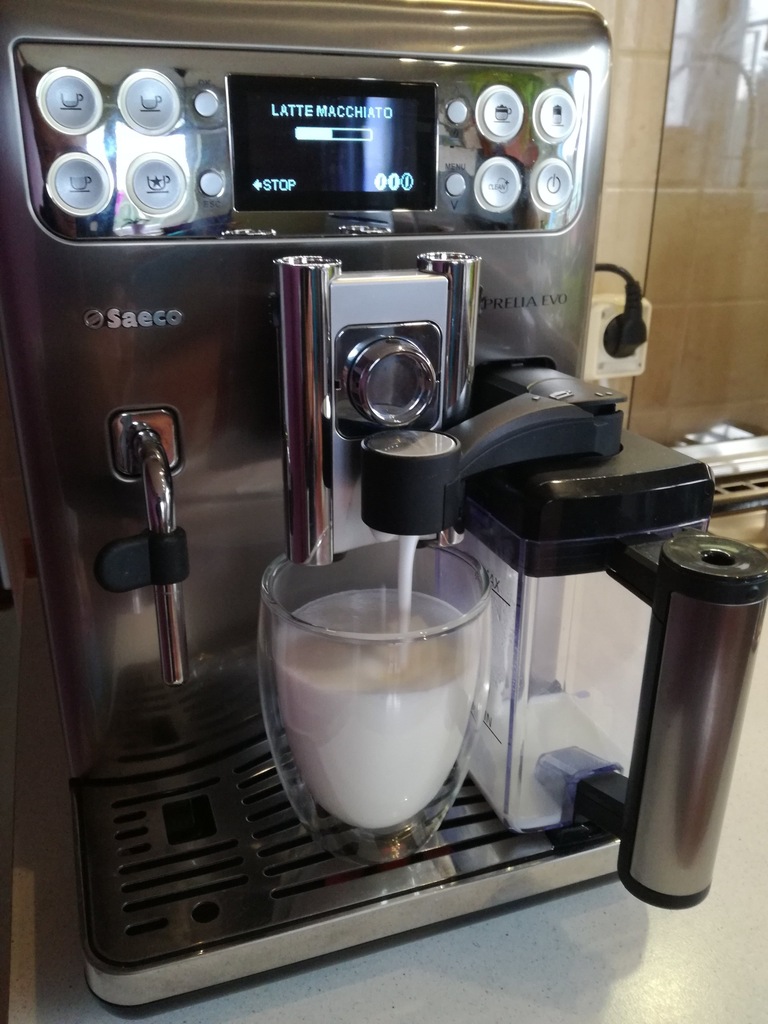 Ekspres Saeco Exprelia Evo HD8857 PL Menu 2013r