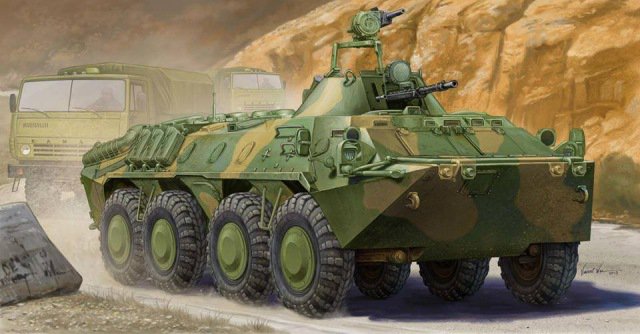 Trumpeter 01593 Russian BTR-70 APC in Afghanistan