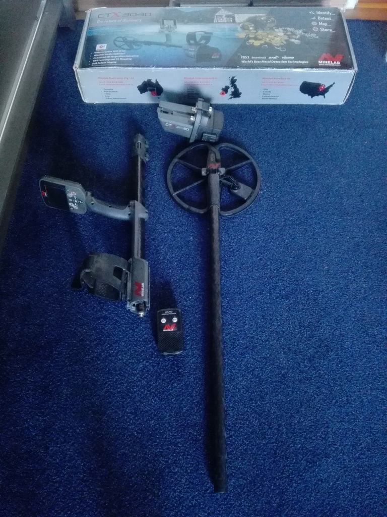 Minelab CTX 3030 + słuchawki, okazja, wykopki BCM