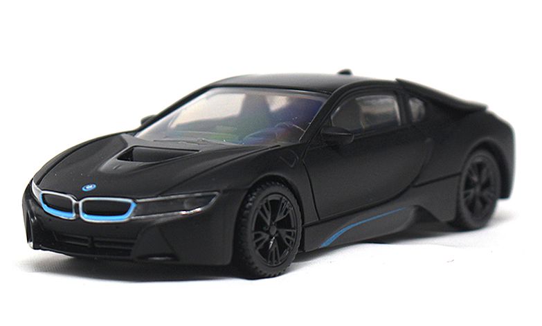 BMW i8 1/43 Rastar 58400 czarny mat
