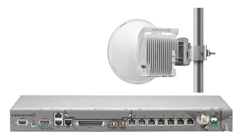 Radiolinia Ceragon IP-10 23Ghz 400Mbps 2x60cm