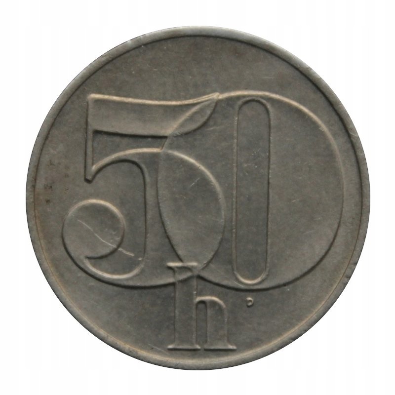 50 halerzy 1991 Czechosłowacja st.II