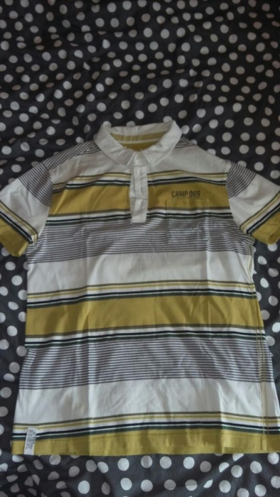 Koszulka polo Reserved męską w paski rozmiar M/L