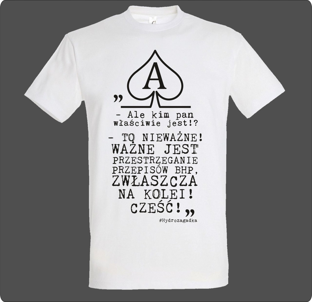 t-shirt Hydrozagadka (BHP) koszulka film L