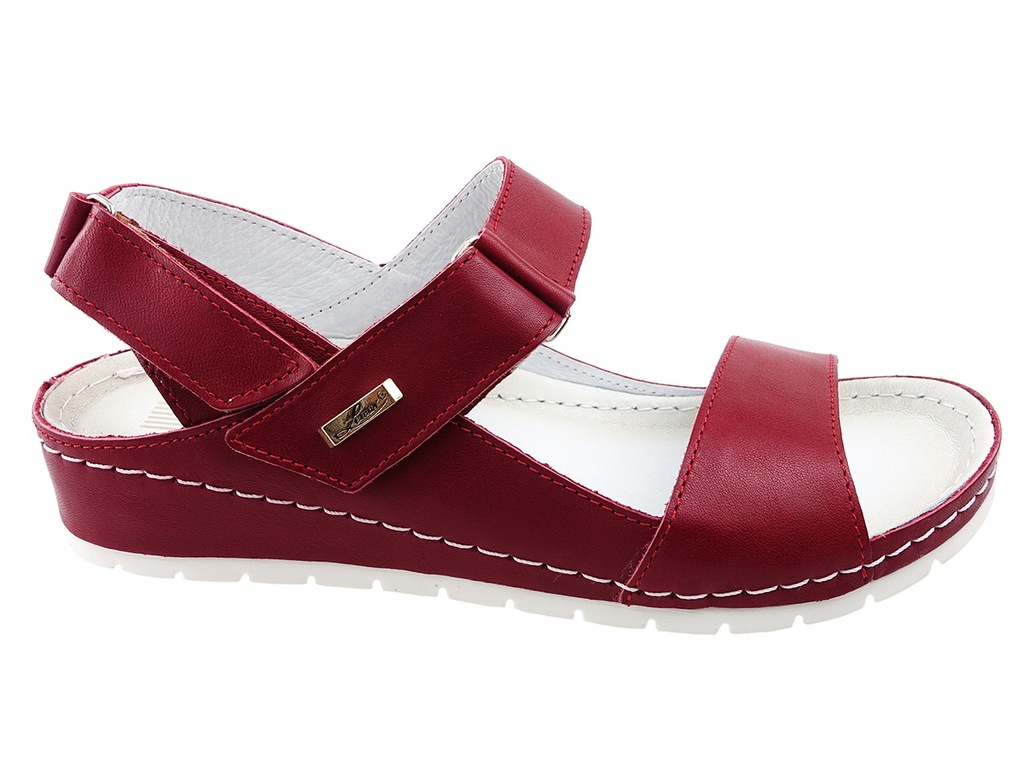 Lemar sandały 50052 czerwone NEW! skóra 38 butshop