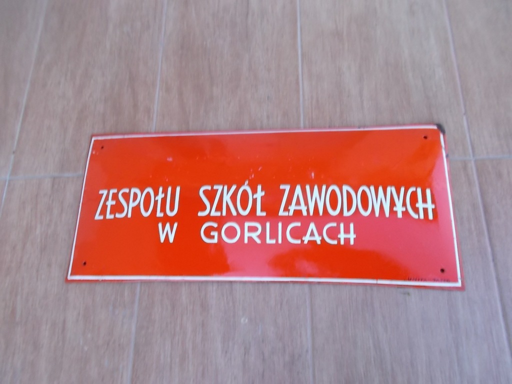 TABLICA  PRL  SZKOŁA  ZAWODOWA   GORLICE