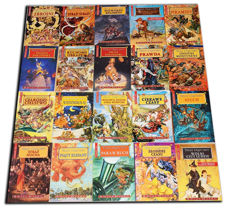 TERRY PRATCHETT ŚWIAT DYSKU 20 TOMÓW STAN BDB