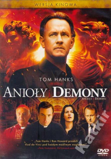 Anioły i Demony. (Tom Hanks, Ewan McGregor). DVD.