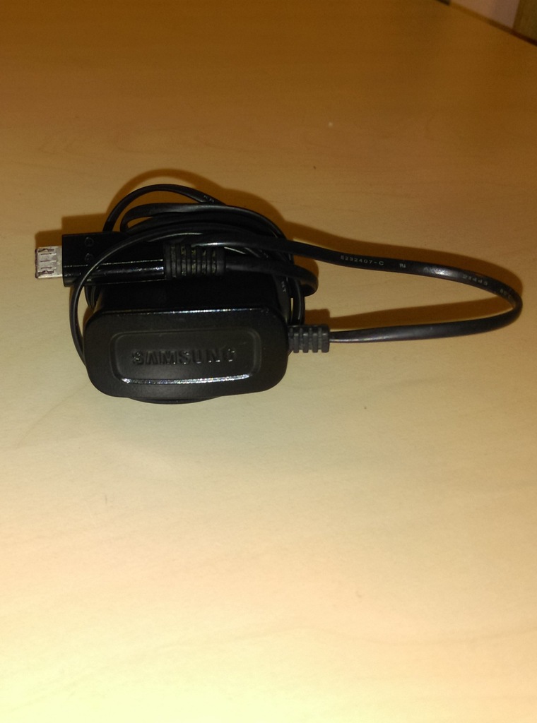 Ładowarka mini USB - Samsung (czarna)