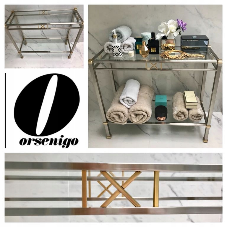 Orsenigo Italy włoska designerska konsola satyna