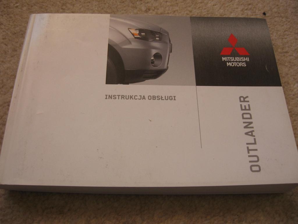 Mitsubishi Outlander 20102012 instrukcja polska