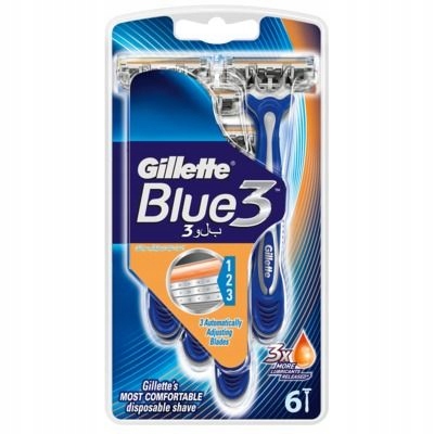 Gillette Maszynka do golenia BLUE 3 6szt.