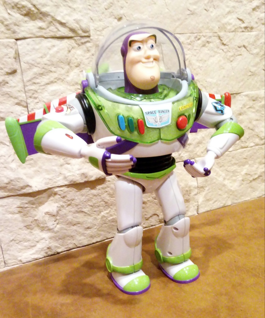 BUZZ ASTRAL DISNEY TOY STORY 3 MÓWI ŚWIECI 31cm