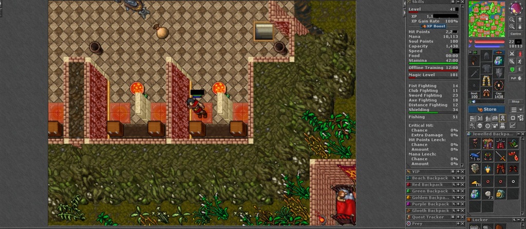 TIBIA ELDER DRUID, ED 410 LVL+, 101 MLVL - SECURA