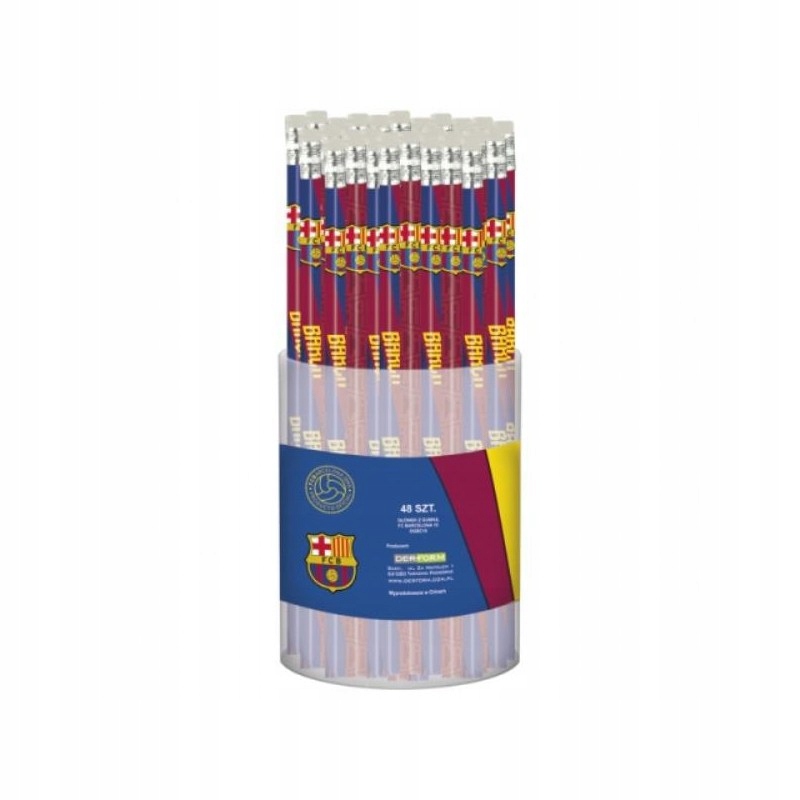 Ołówek z gumką HB FC Barcelona OGBC10