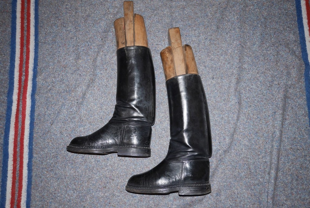 Buty oficerki wojskowe skóra partyzant powstanie