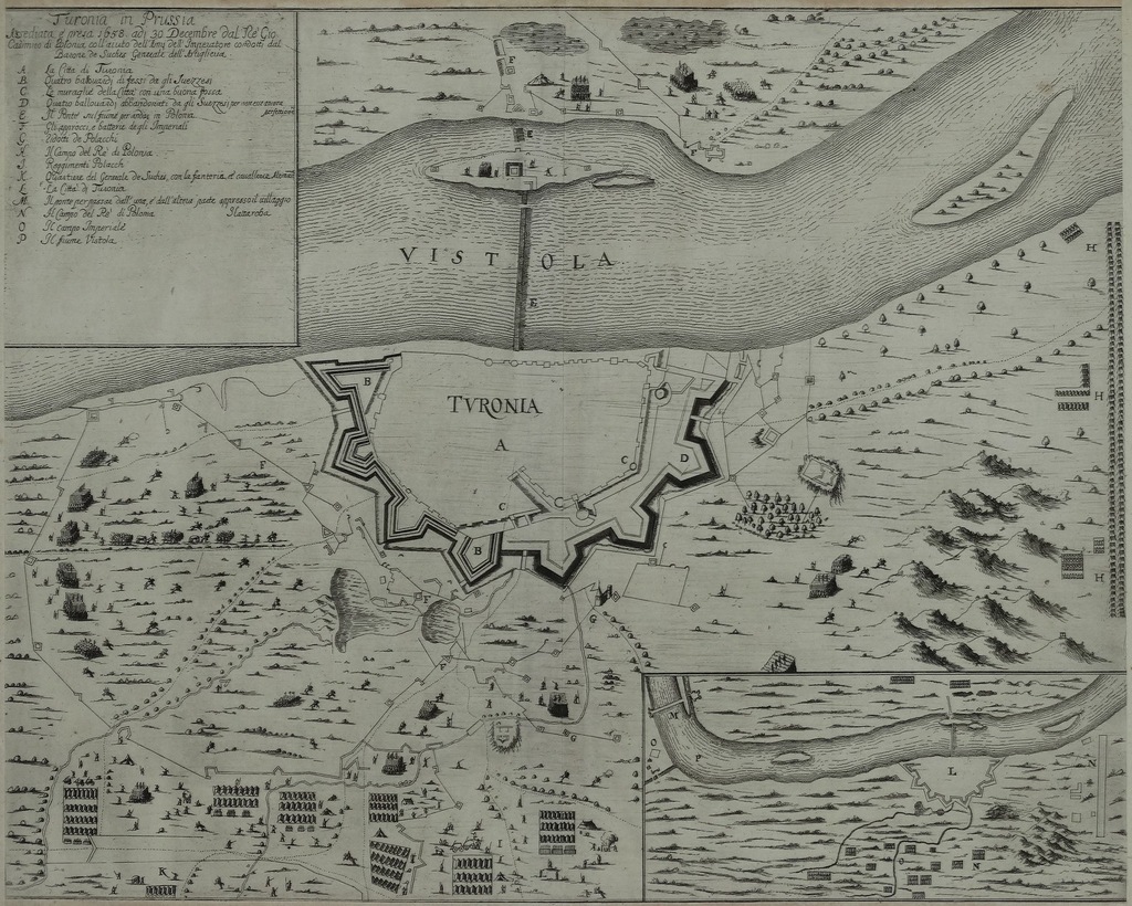 Bitwa o Toruń 1658 TURONIA Hacque Priorato 1670