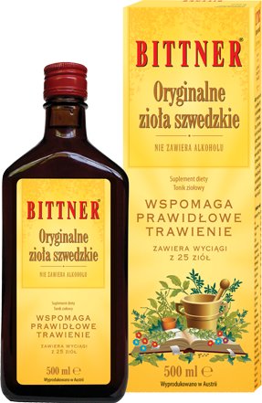 Bittner Oryginalne Zioła Szwedzkie 500 ml