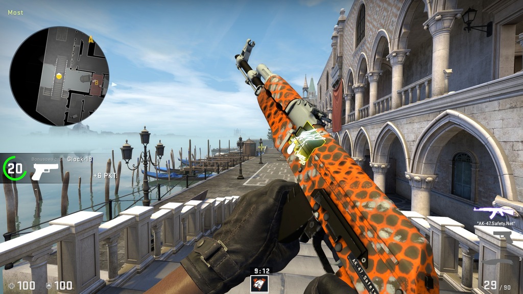 CS:GO AK-47 Siatka bezpieczeństwa Safety Net MW
