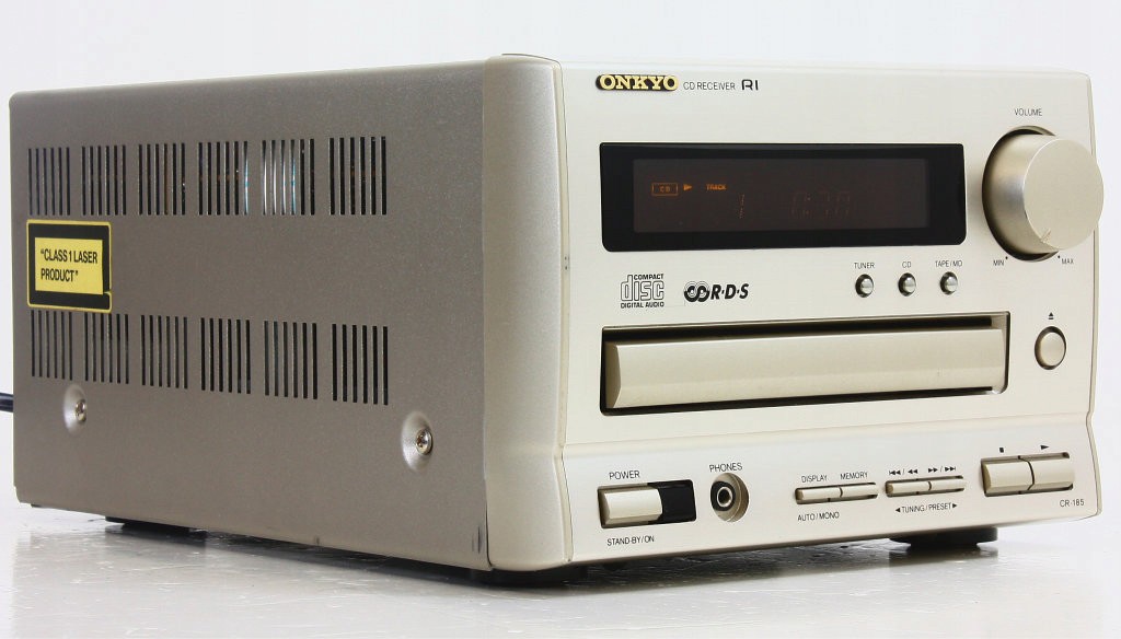 ONKYO CR-185 MINI AMPLITUNER STEREO RDS Z CD!!! - 7471851374