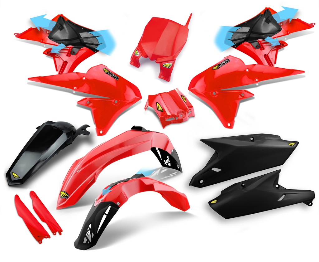 CYCRA POWERFLOW PLASTIKI YAMAHA YZF 250/450 14-17