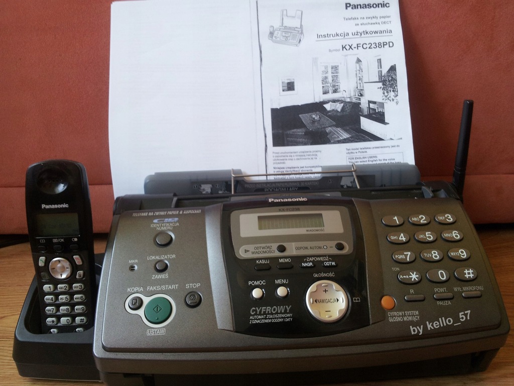 ZOBACZ!!! Panasonic KX-FC238PD - papier zwykły!