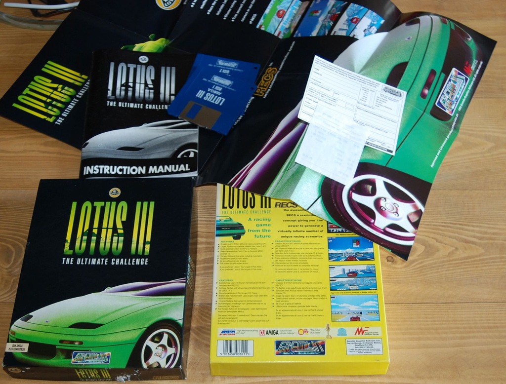 Amiga LOTUS III The Ultimate Challenge Plakat BOX