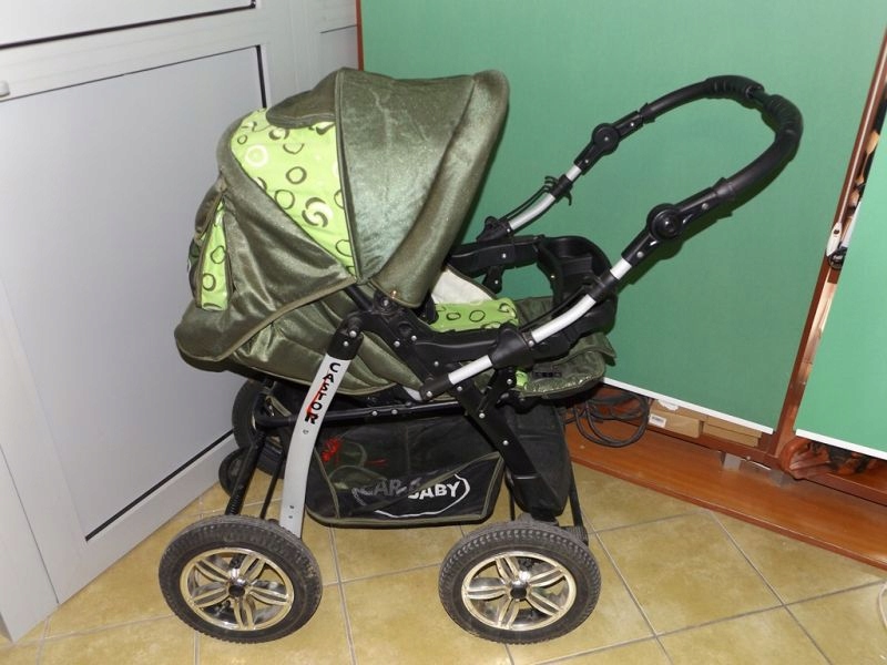 WÓZEK DZIECIĘCY BABY CASTOR SPACEROWY BABY-MERC
