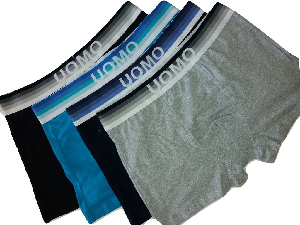 Bokserki majtki męskie bawełna UOMO kpl.4 szt XL