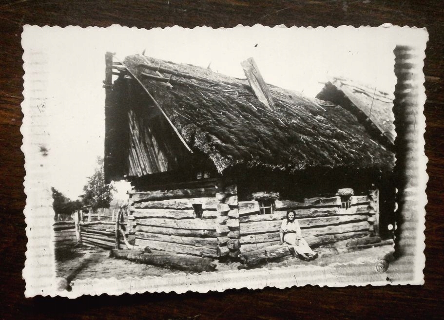 Polesie, lata 30te - Olmany pow. Stolin - chata