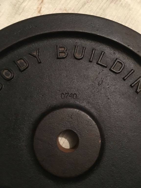 Obciażenie sztangi dysk body building 20kg x 2